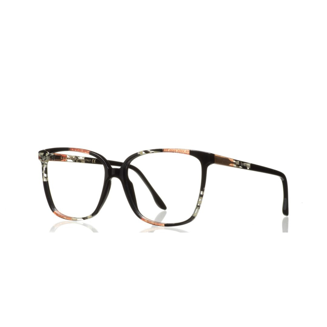 Mosaico 64 Square Frame Eyeglasses in Black