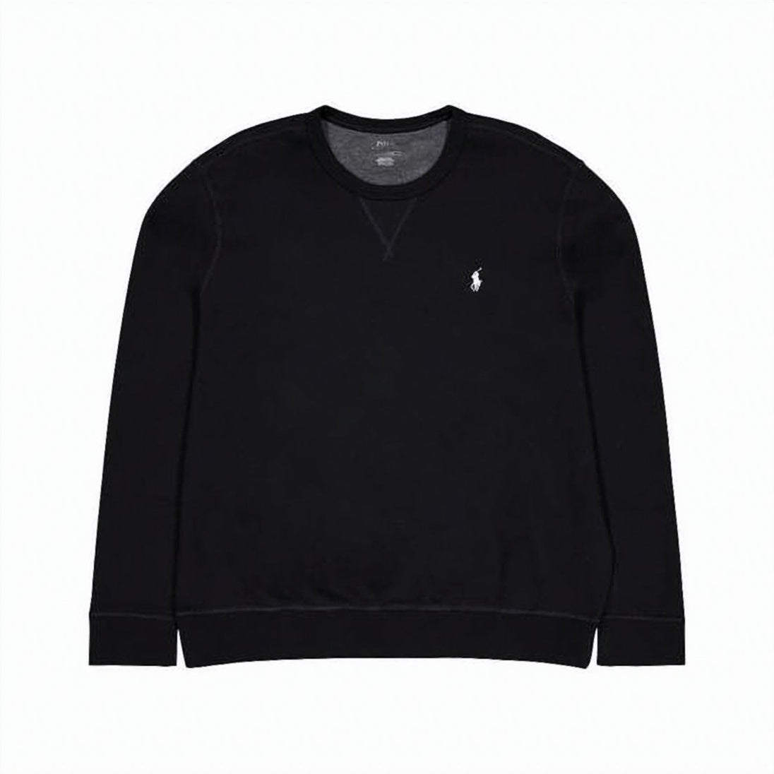 Crewneck Sweater with Embroidered Logo