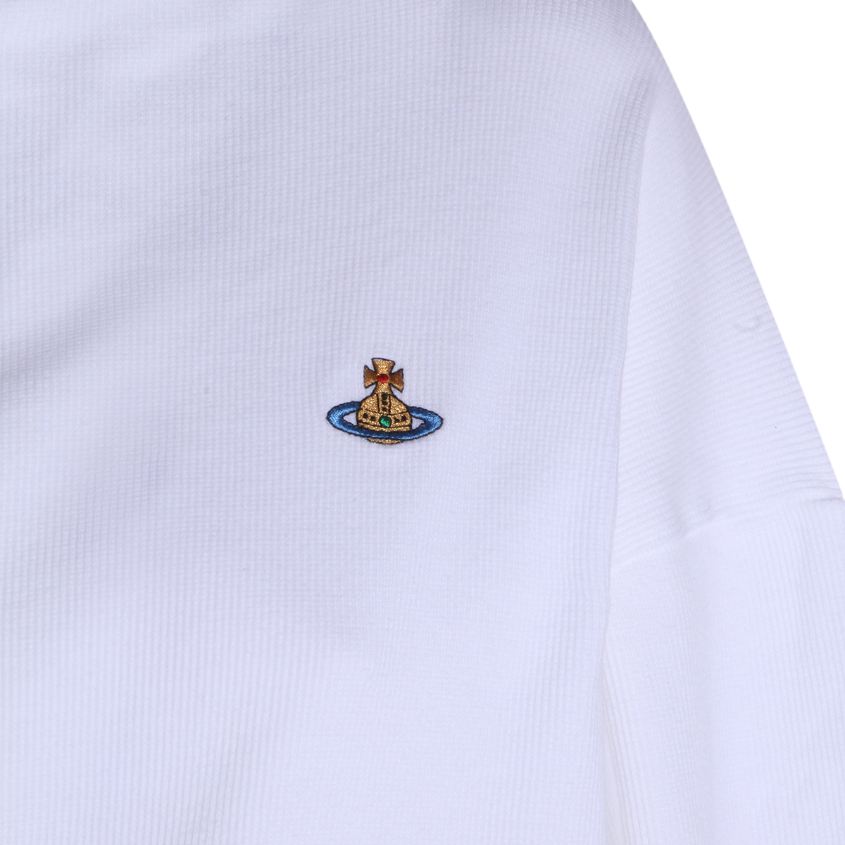 Classic Crew Neck White Sweater