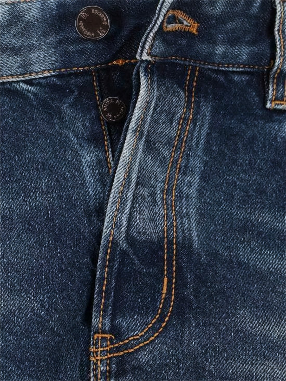 Medium Blue Classic Denim Pants