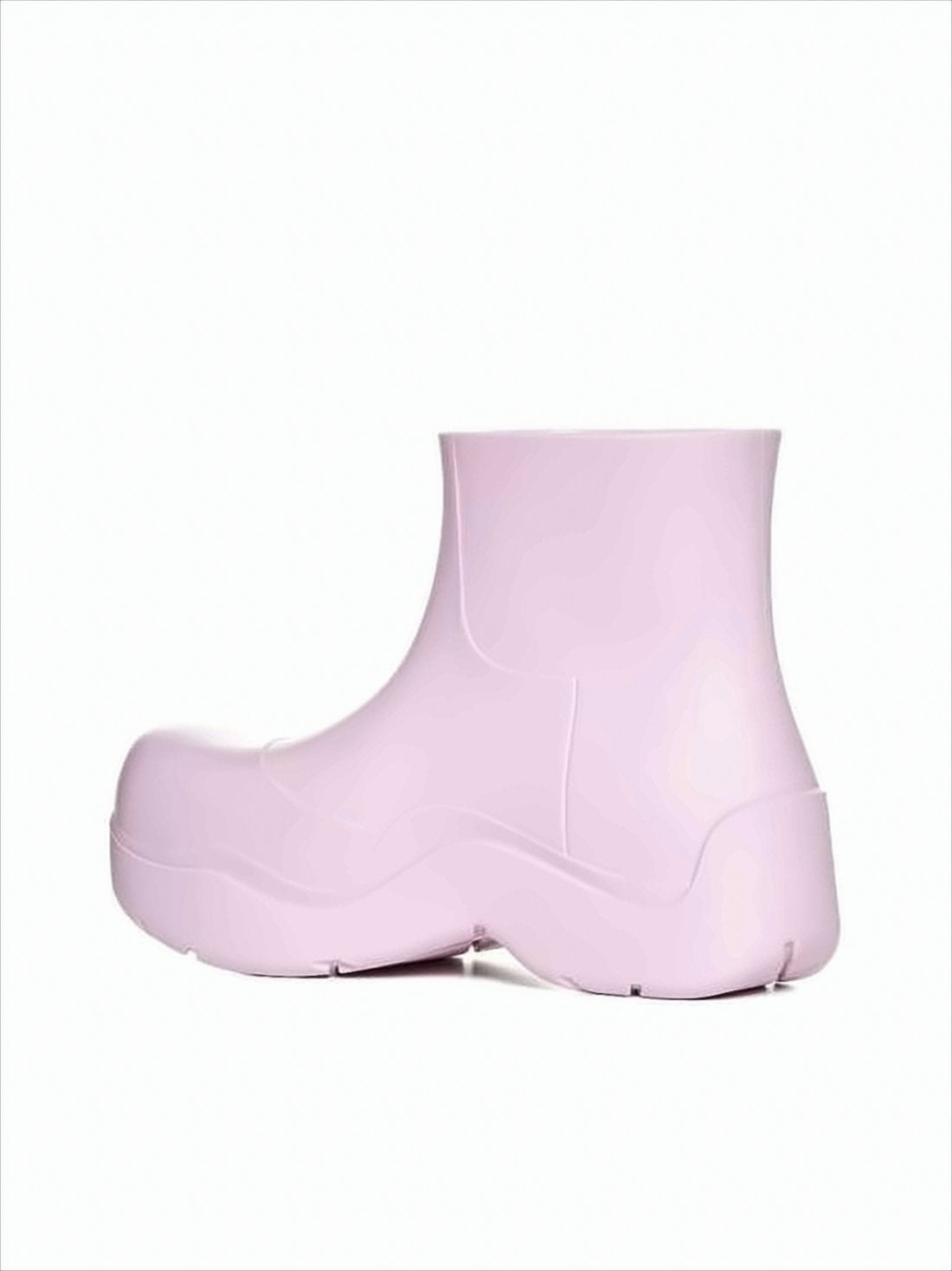 Seamless Rubber Ankle Boots with Subtle Tread