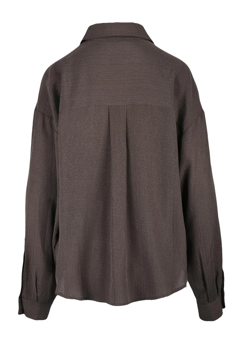 Silk Shirt - Brown