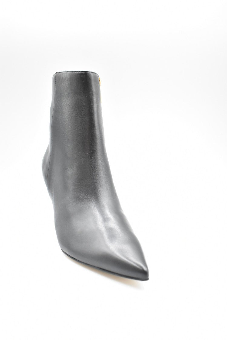 Pointed Toe Ankle Boots With Heel And Zip Closure