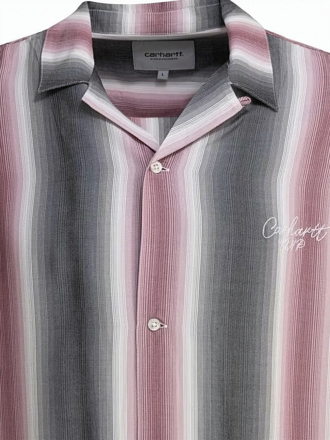 Relaxed Fit Striped Short-Sleeve Shirt