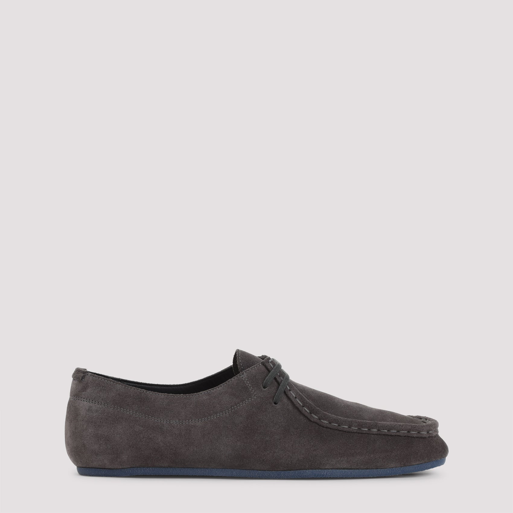 Magnet Grey Suede Lace-Up Shoes