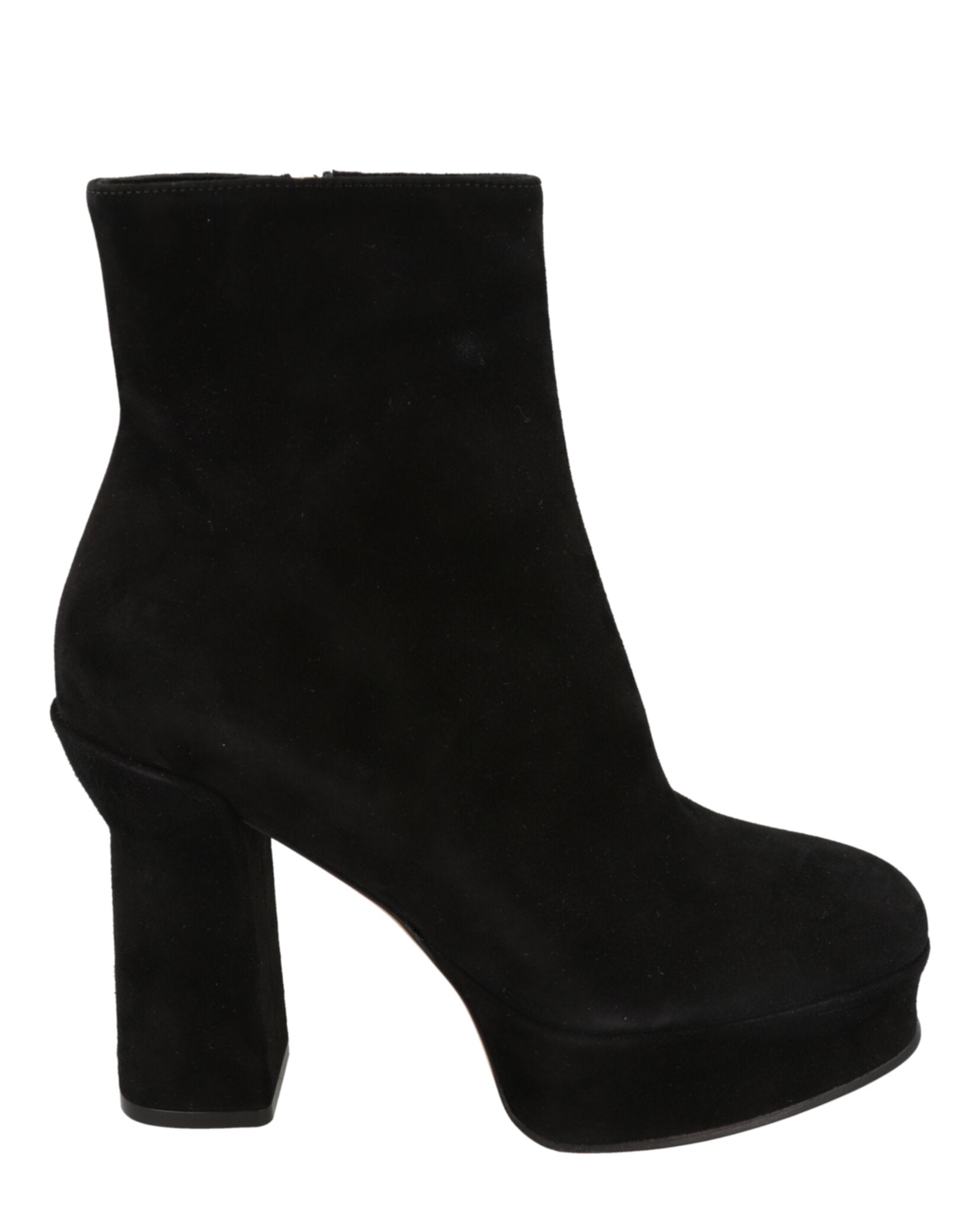 Sandra Suede Platform Booties