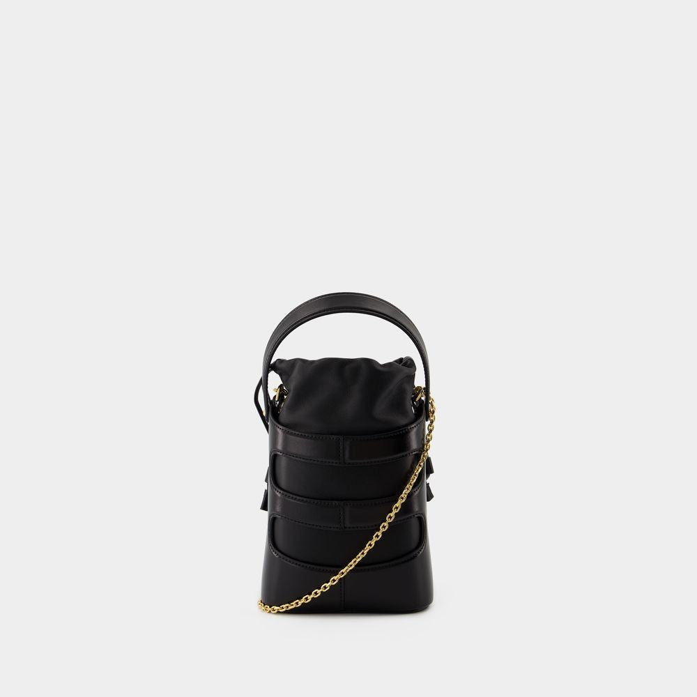 The Rise Mini Crossbody - Leather - Black