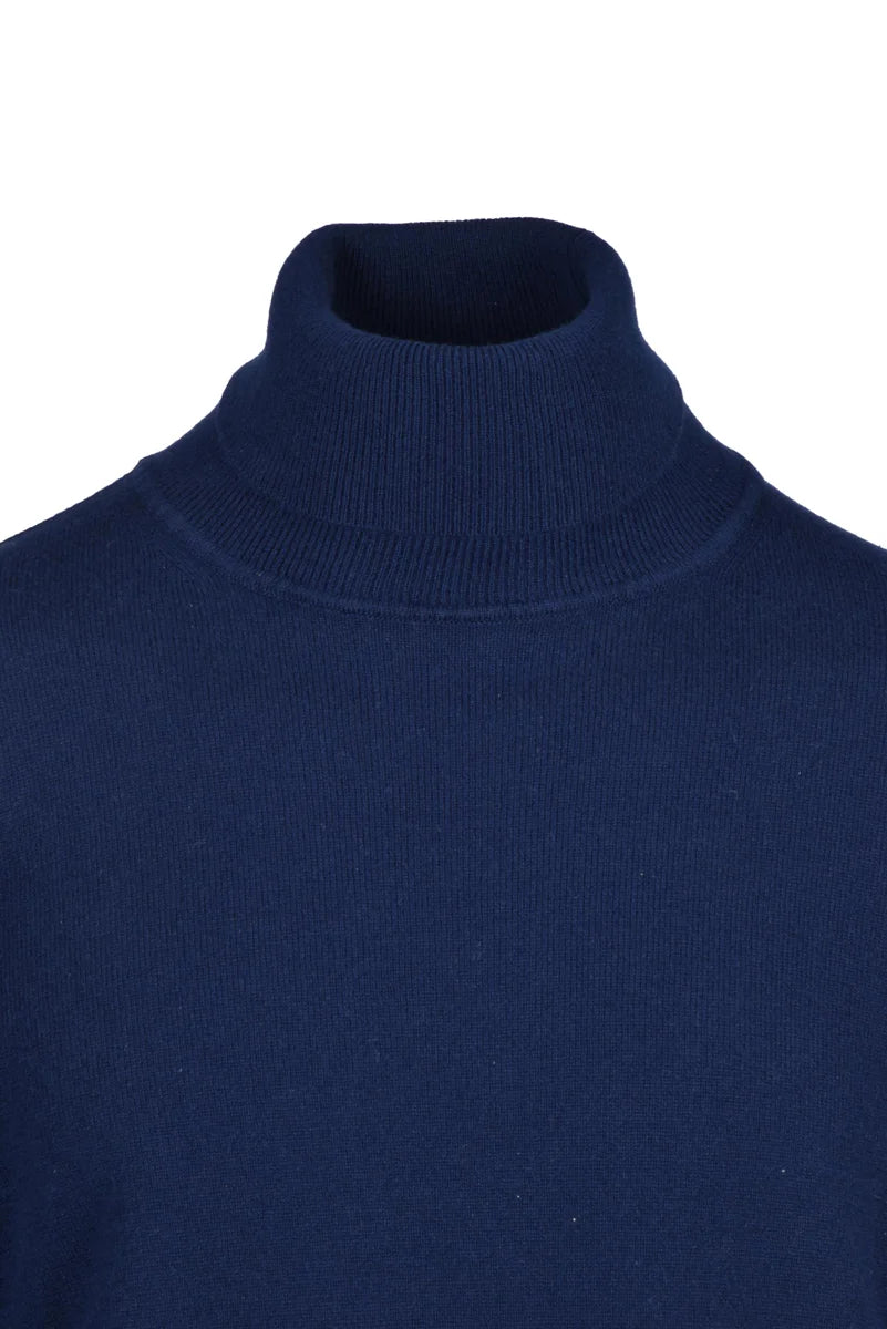 Turtleneck Sweater - Blue