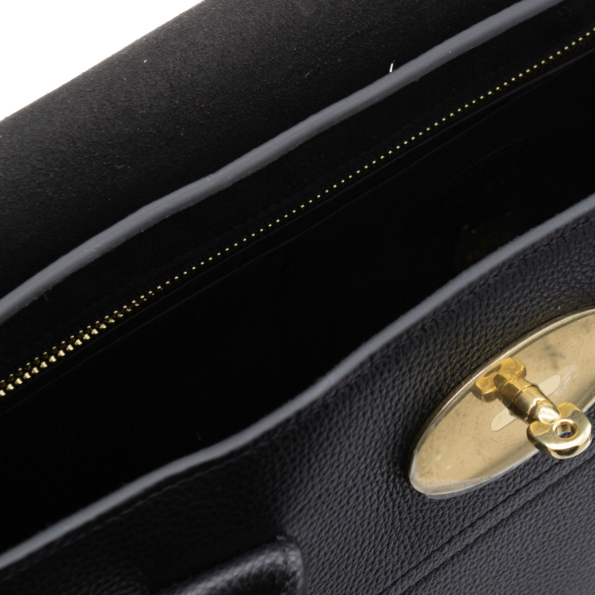 Black Leather Bayswater Bag
