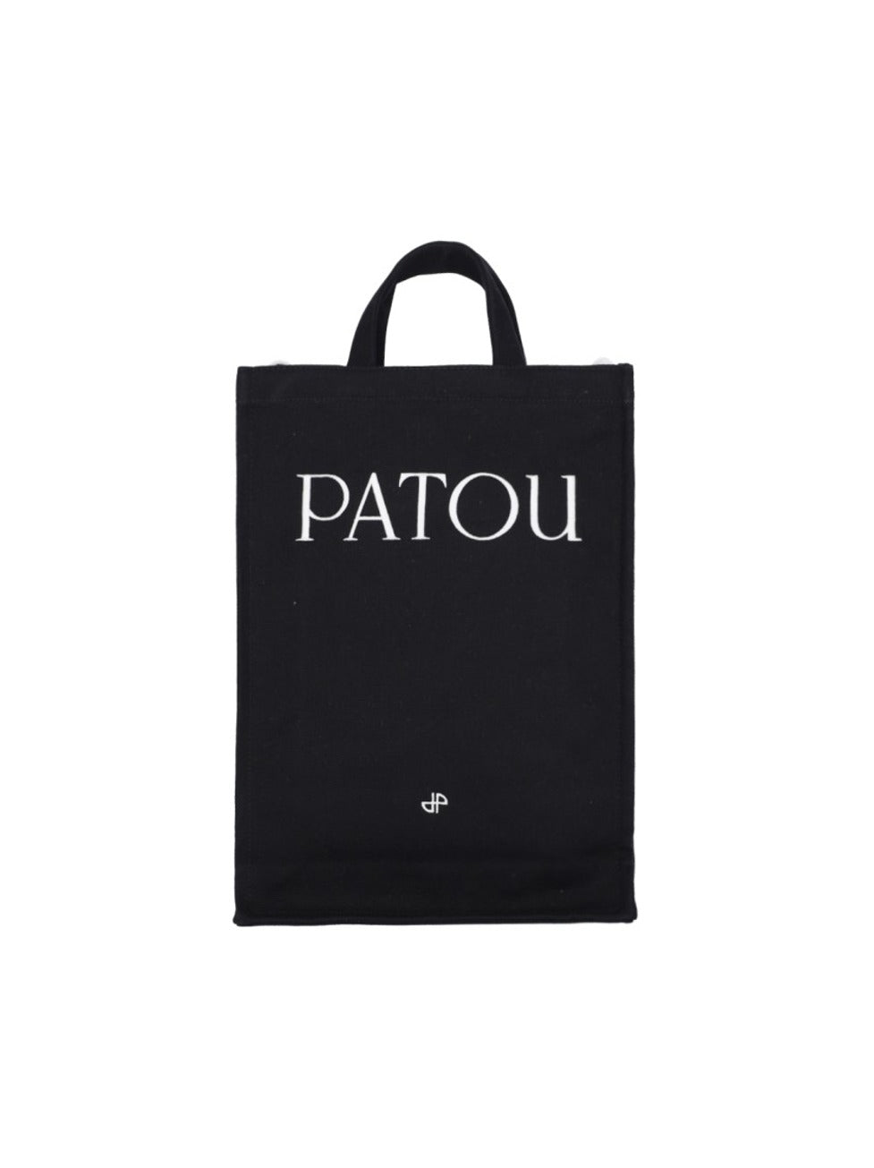 Vertical Logo Tote Bag – Black