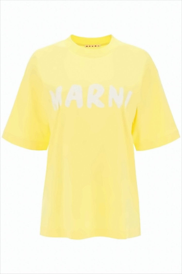 Relaxed-Fit Short-Sleeve T-Shirt with Bold Logo Print