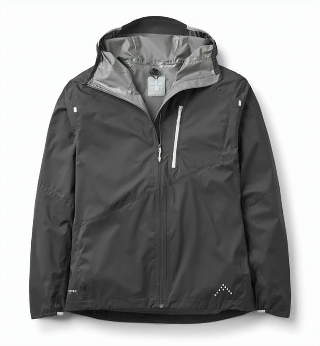 Minimalist Wrap Jacket with Front Zipper