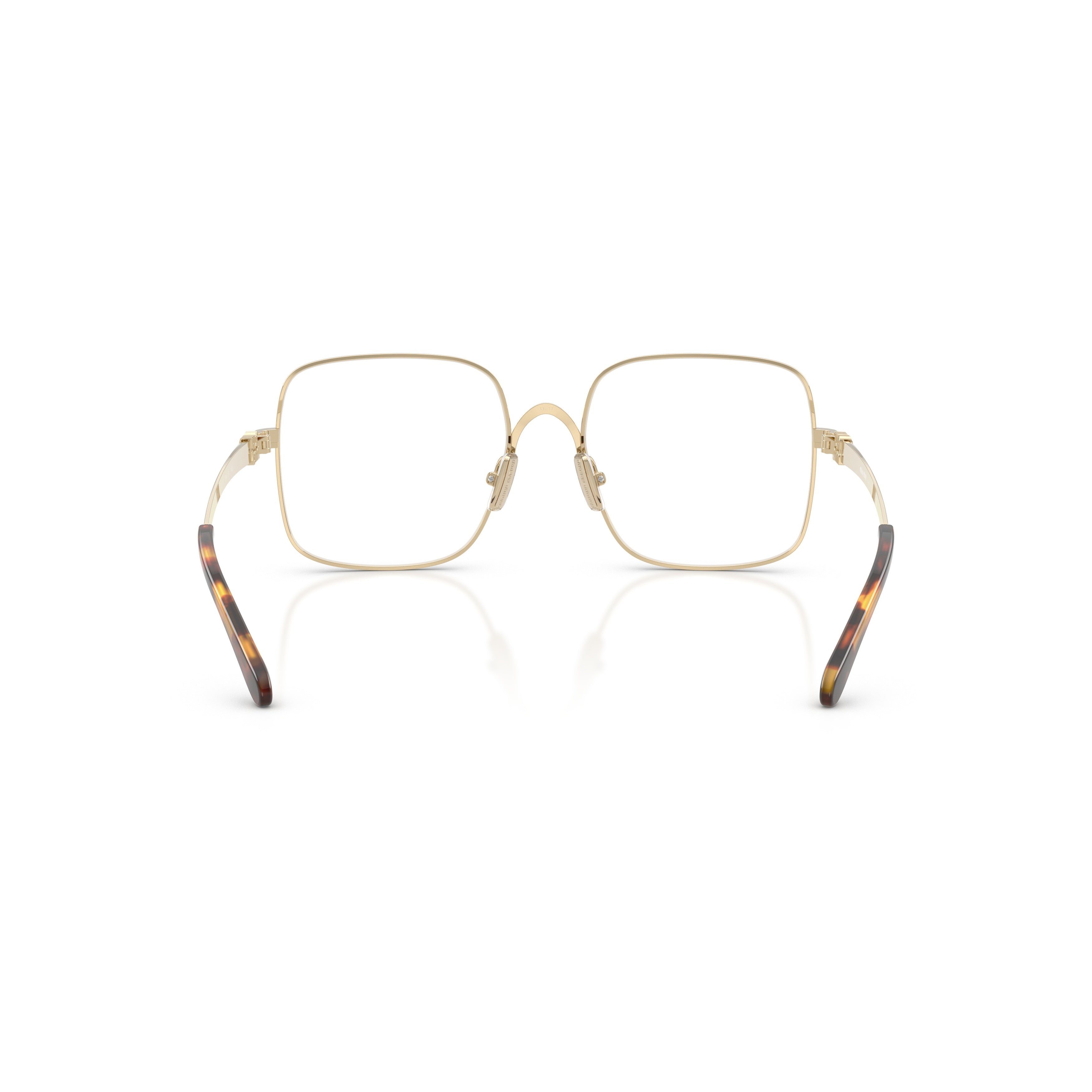 0mu 51yv Square-Frame Gold Metal Sunglasses