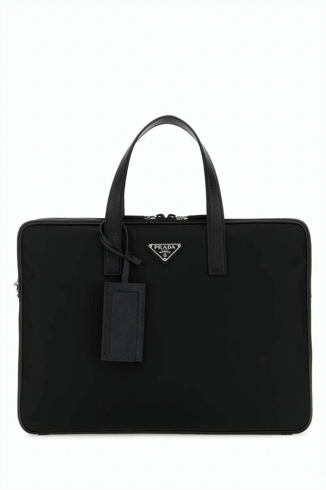Rectangular Shoulder Bag with Dual Top Handles