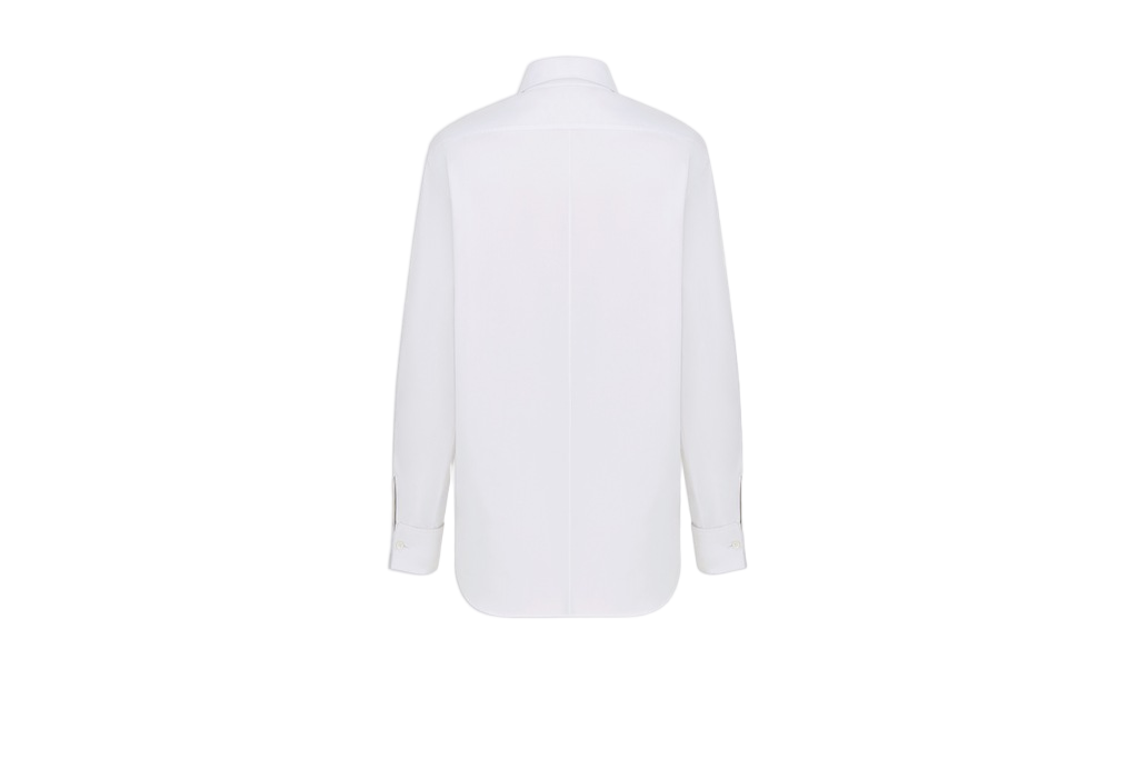 Long-Sleeved Minimalist Button-Down Shirt