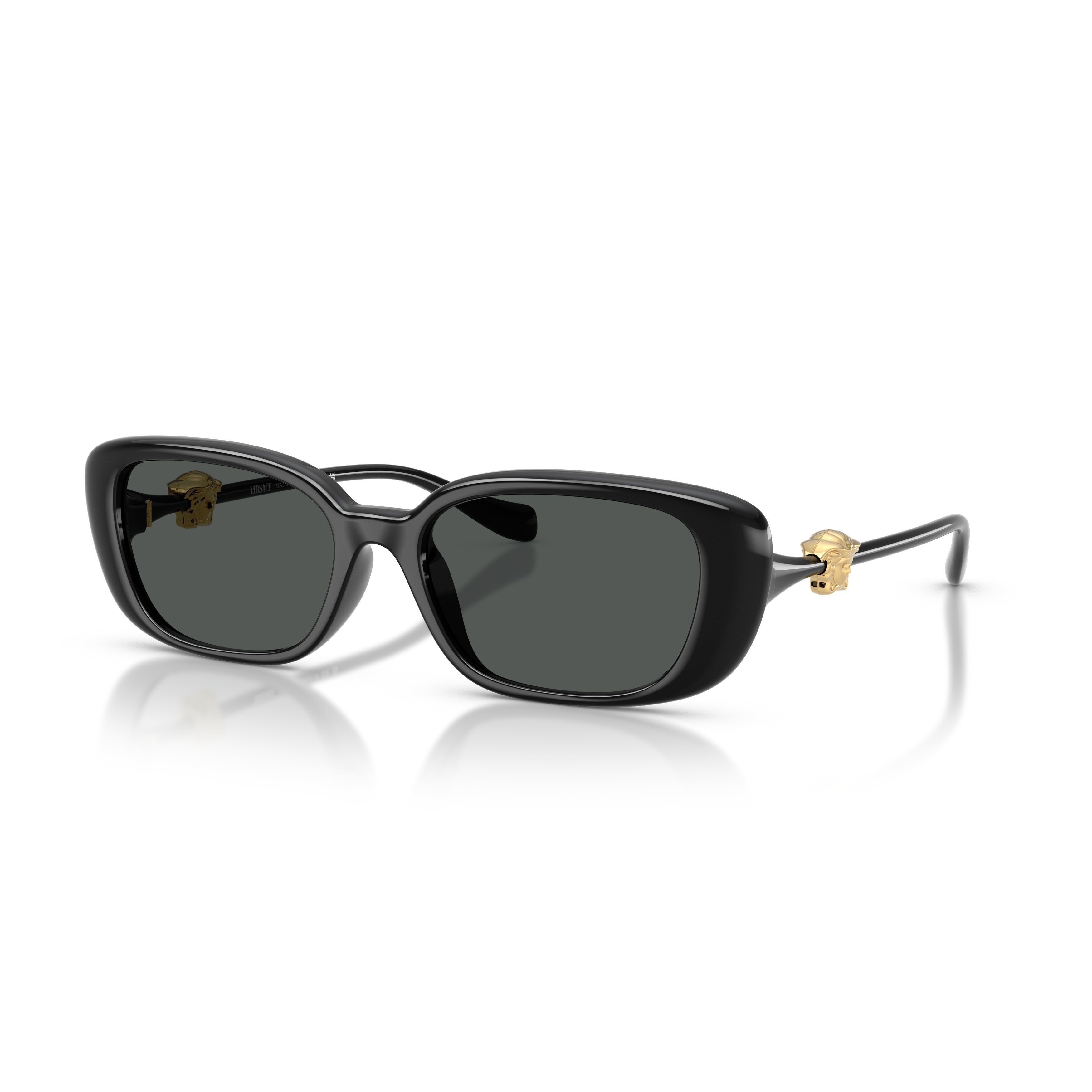 0ve4504d Rectangular Black Sunglasses