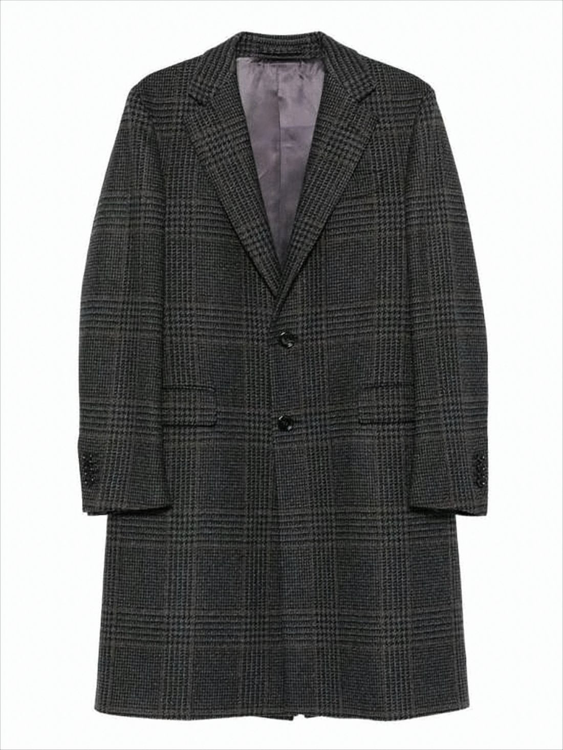 Tailored Plaid Coat