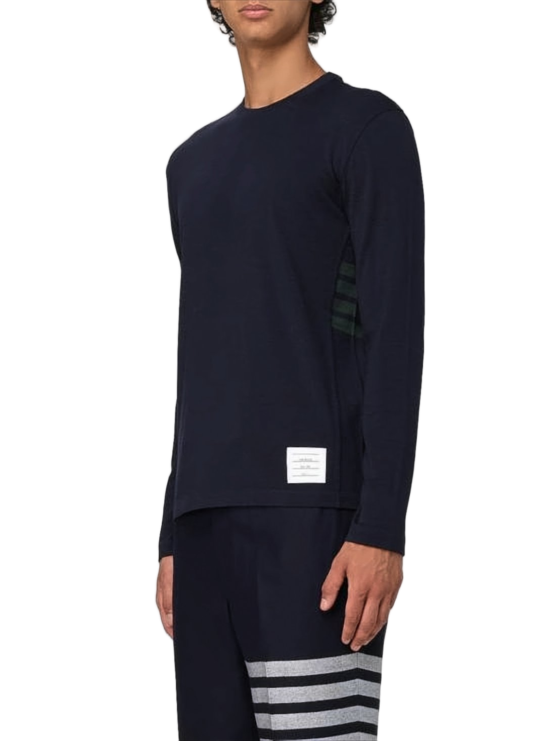 Minimalist Navy Knit Sweater