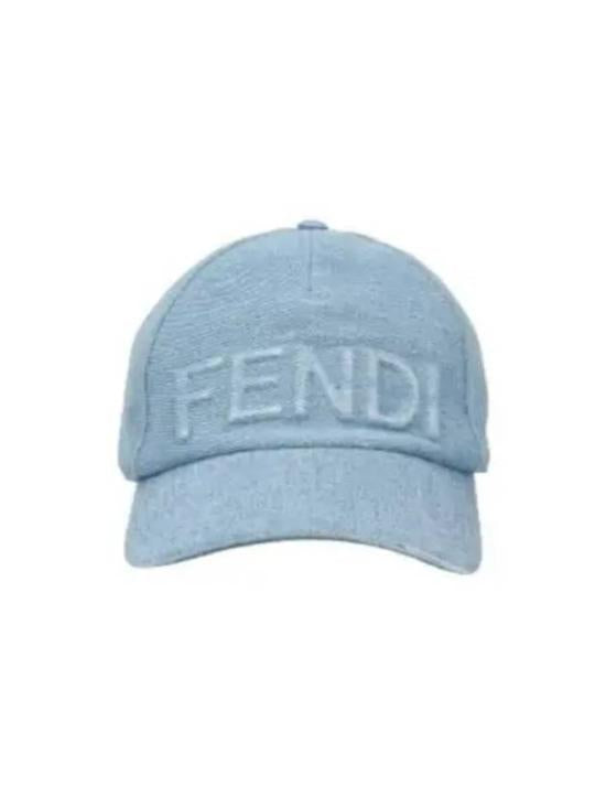 Structured Cotton Baseball Cap with Embroidered Detailing