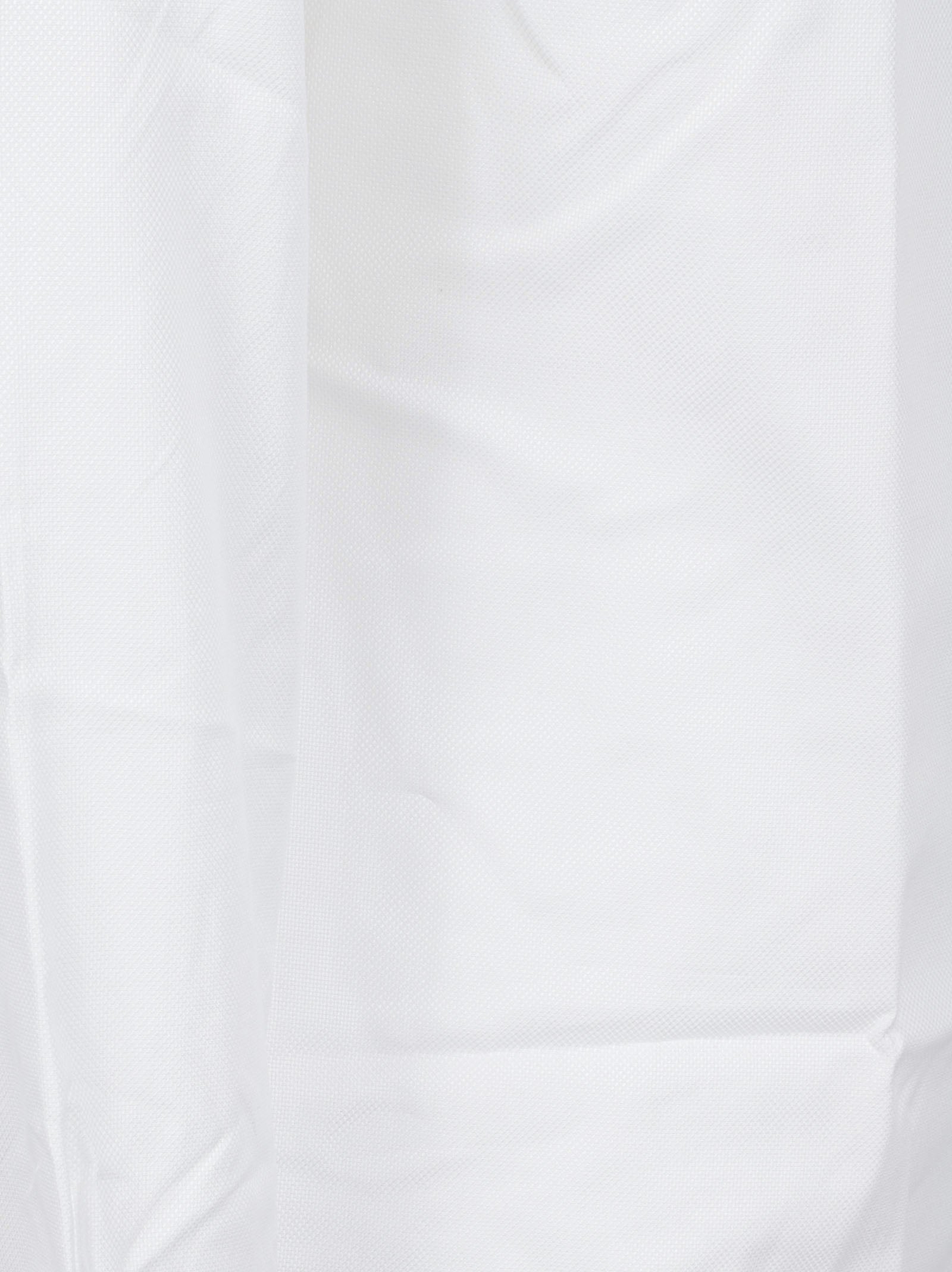 Tailored White Cotton Formal Shirt with Button-Down Front