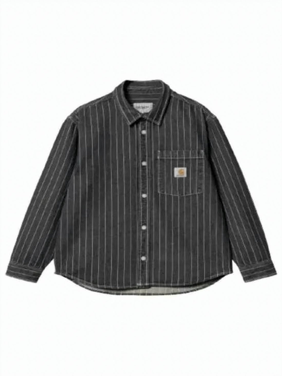 Button-Up Striped Casual Jacket