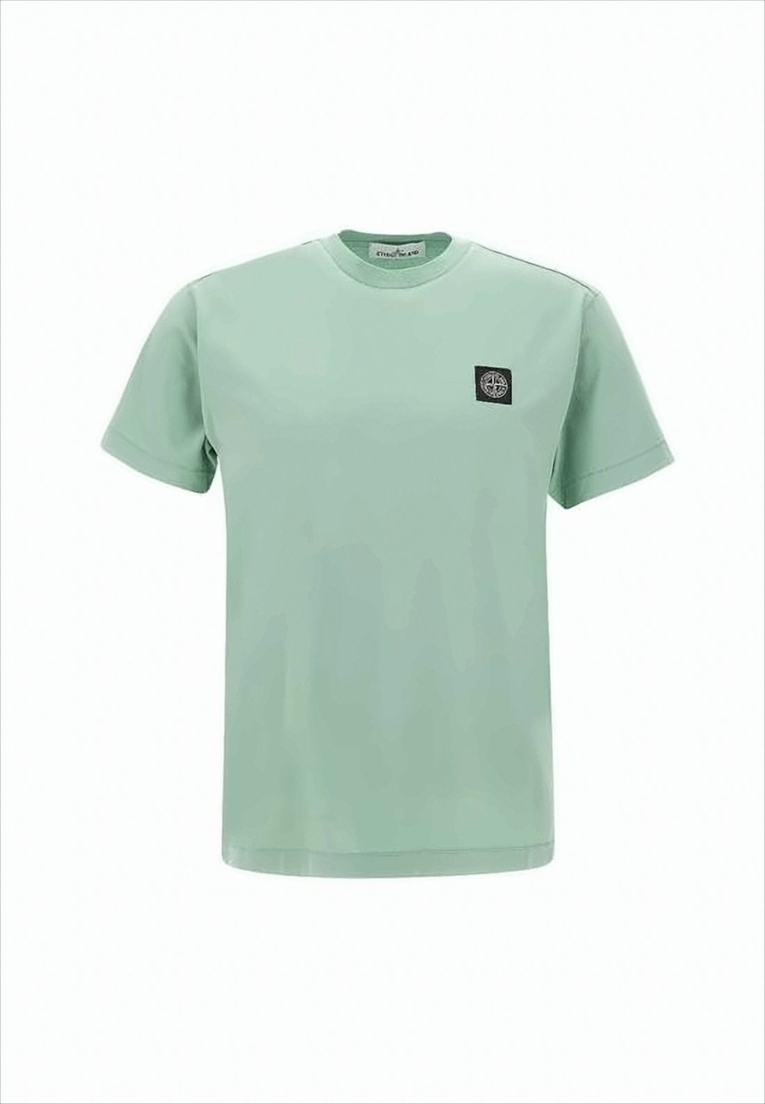Cotton T-Shirt with Square Patch Logo