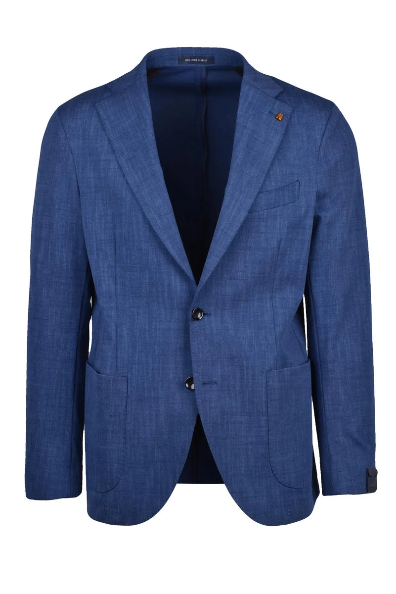 Unlined Tailored Jacket with Rounded Silhouette