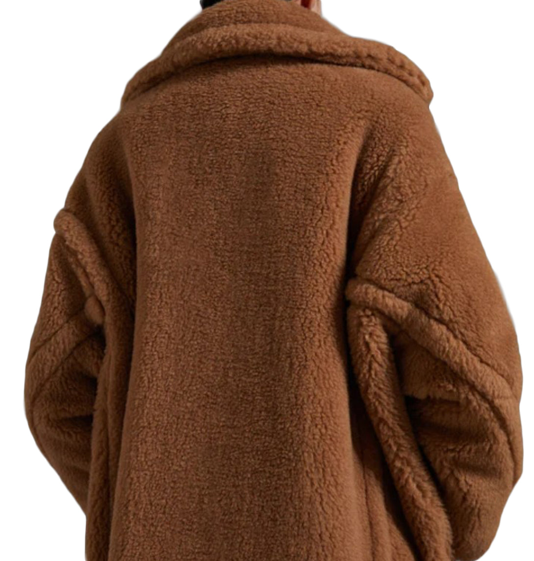 Mid-Calf Length Double-Breasted Coat