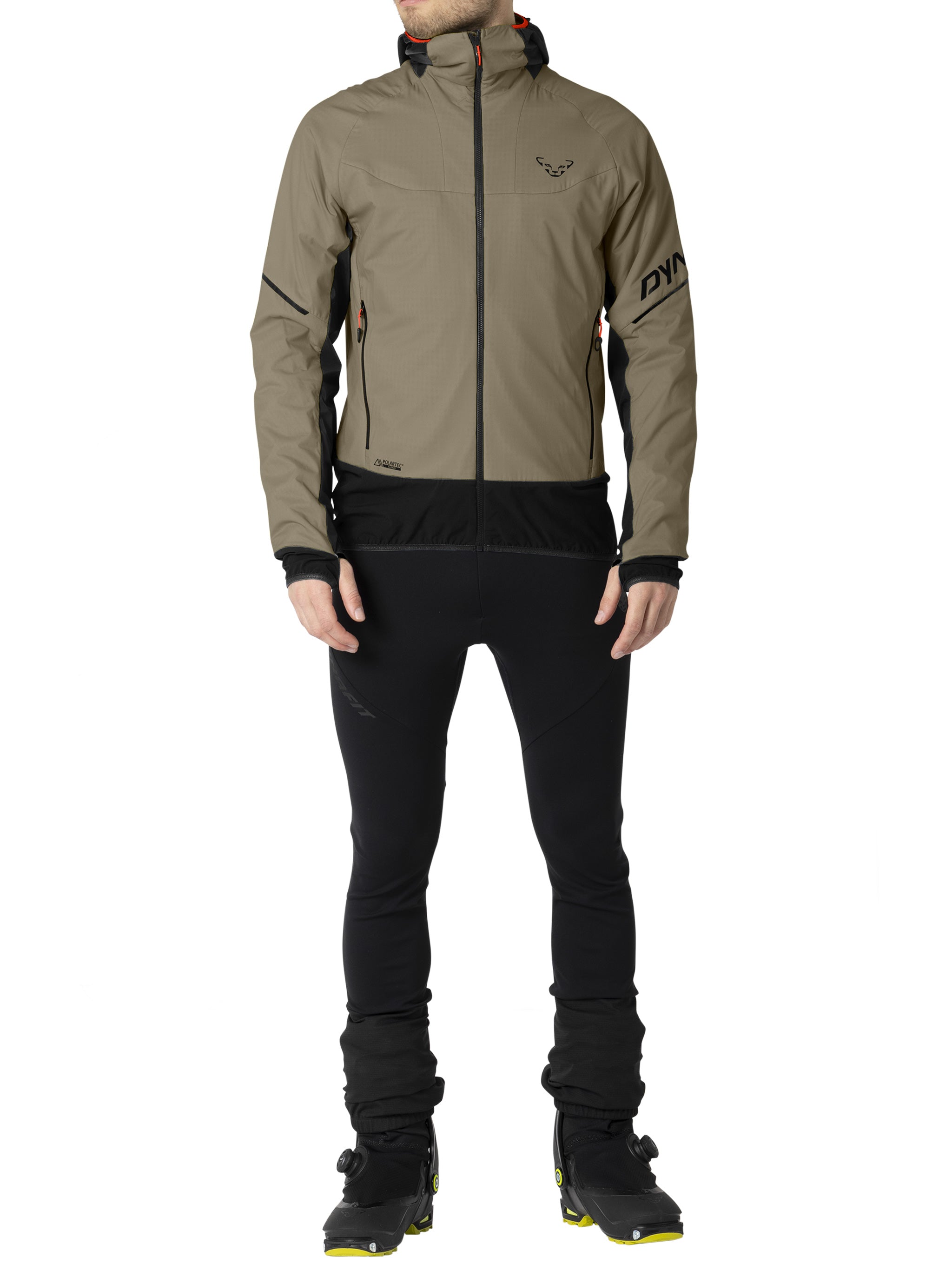 Mezzalama Ptc Alpha Beige/Black Hooded Jacket