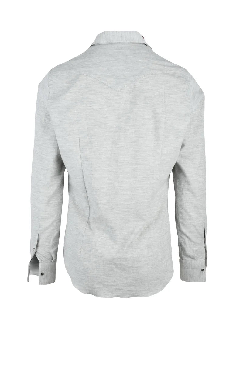 Cotton Shirt - Light Grey