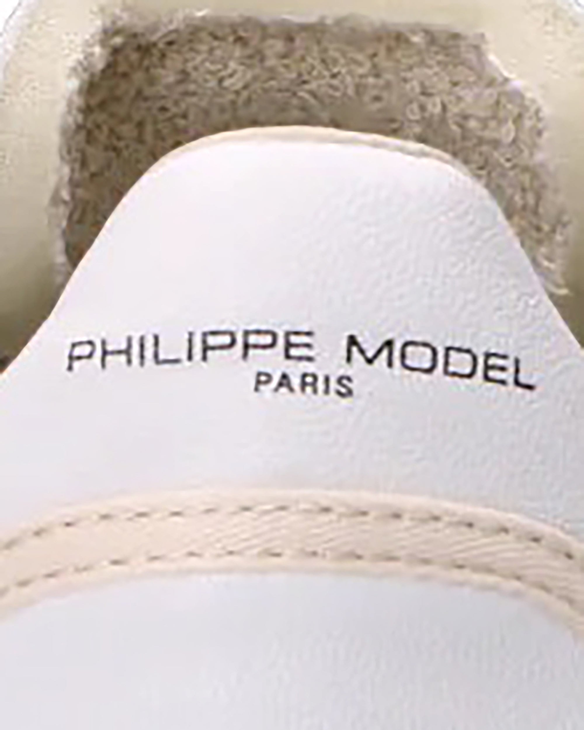 White Leather Sneakers With Light Beige Sole