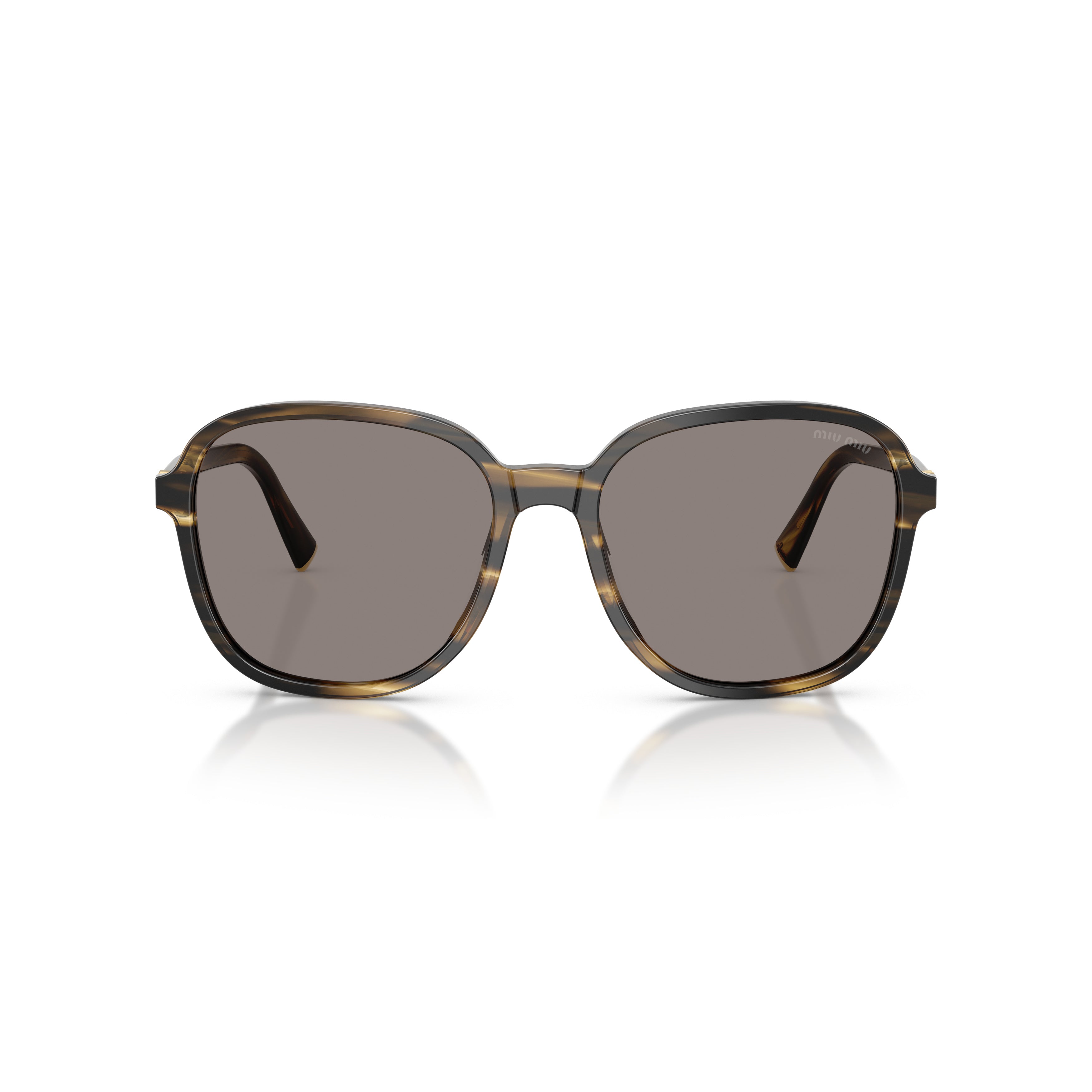 0mu B01s Oversized Square Tortoiseshell Sunglasses
