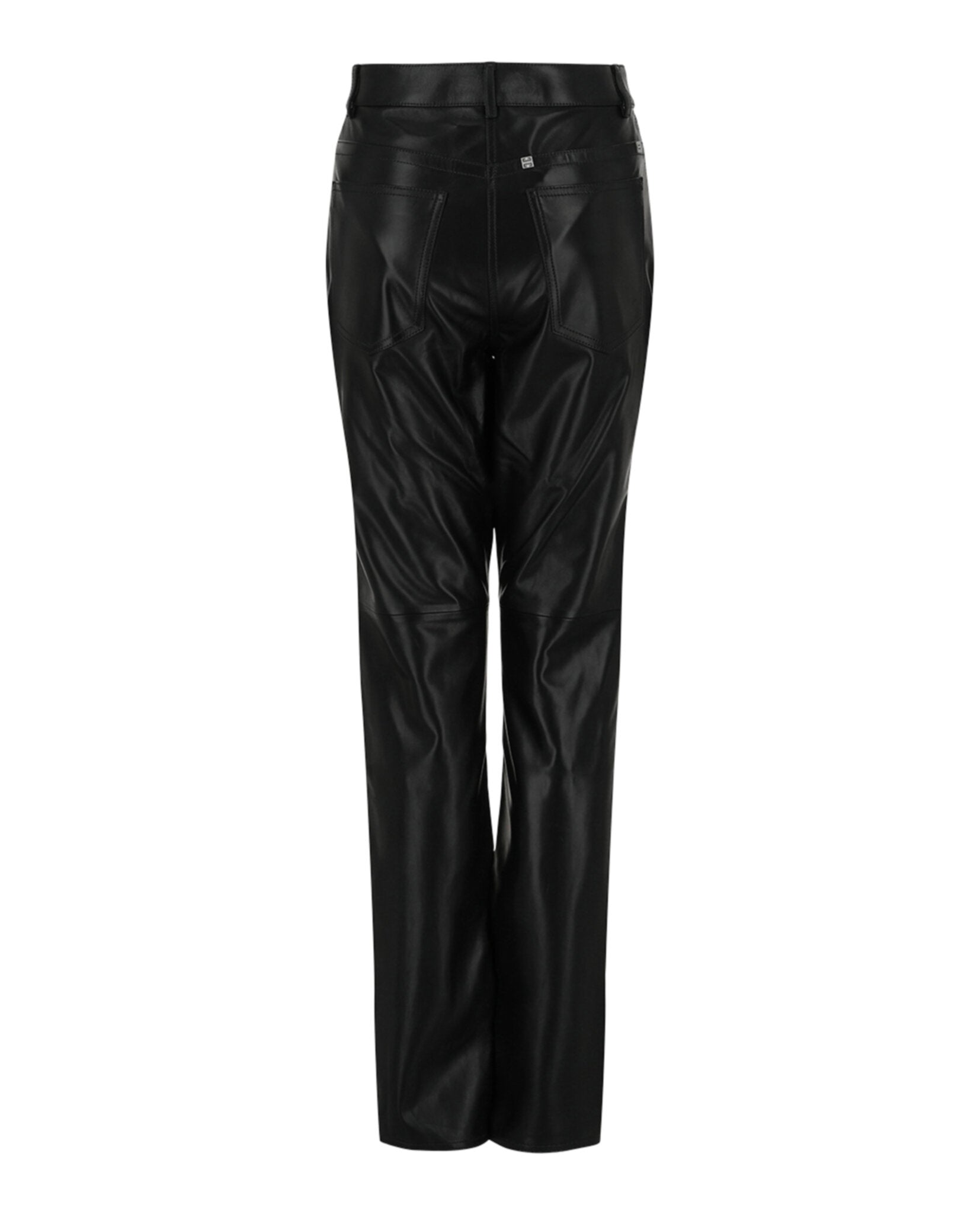 Split Leather Pants
