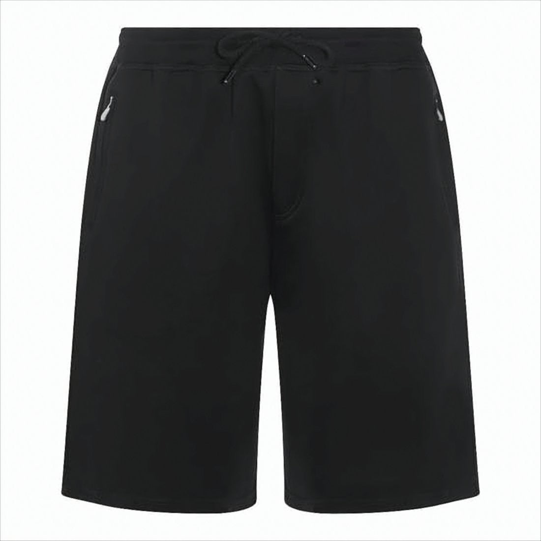 Black Shorts with Drawstring Waist