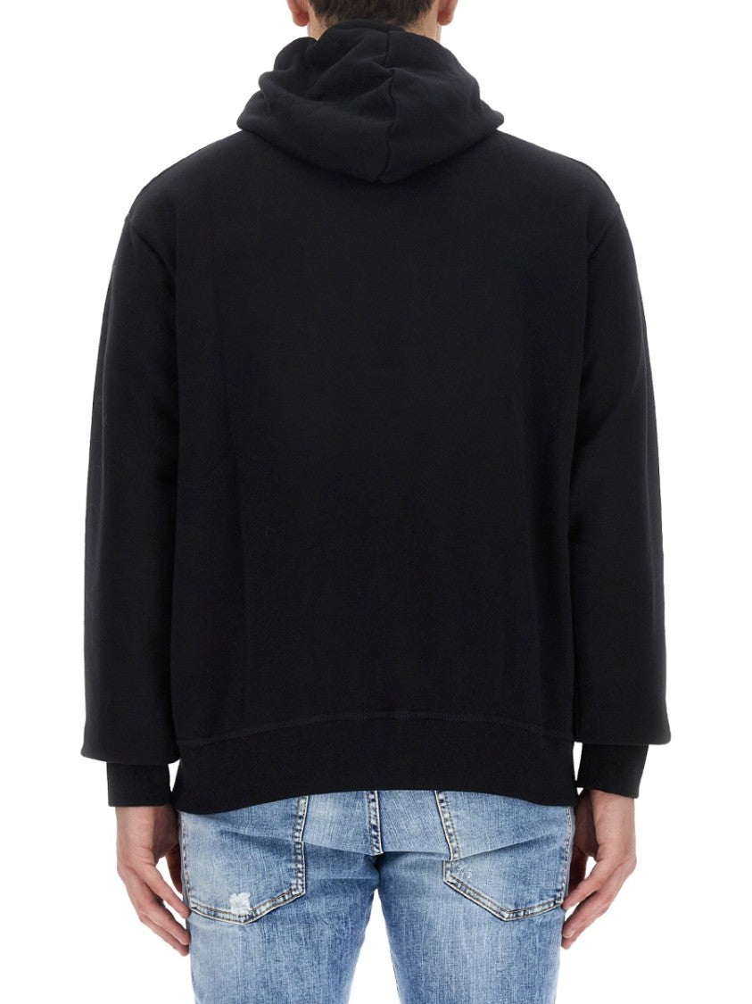 Relaxed Fit Black Sweatshirt