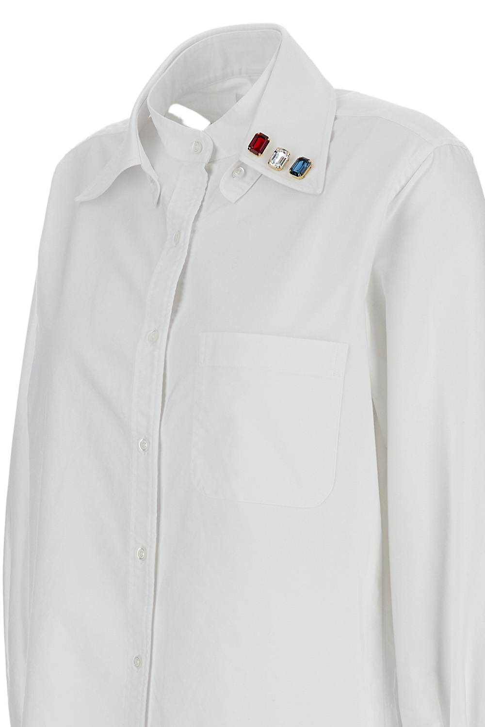 Oversized White Cotton Shirt