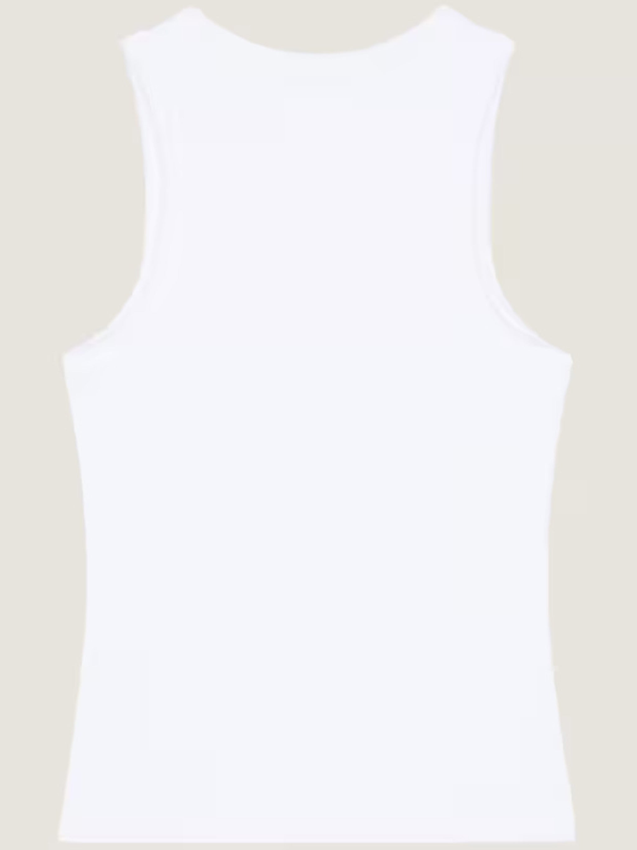 Tank Top Scoop Neck Fitted Tank