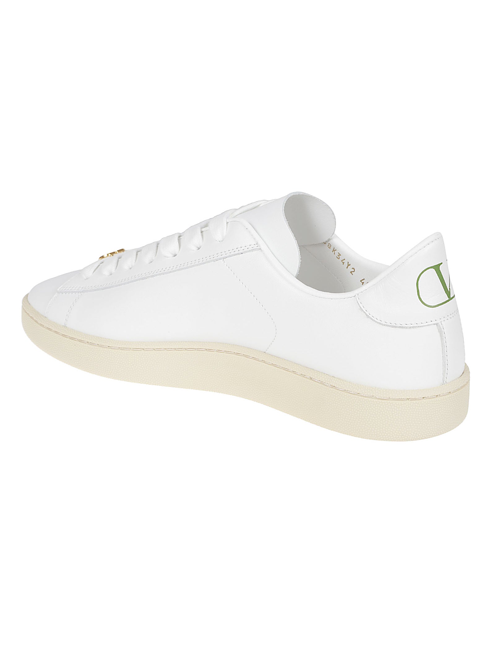 Leather Sneakers With Subtle Logo Details