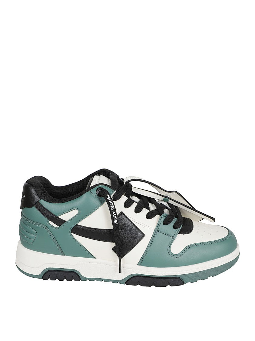 Low-Top Sneakers With Textured Panels And Distinctive Accents