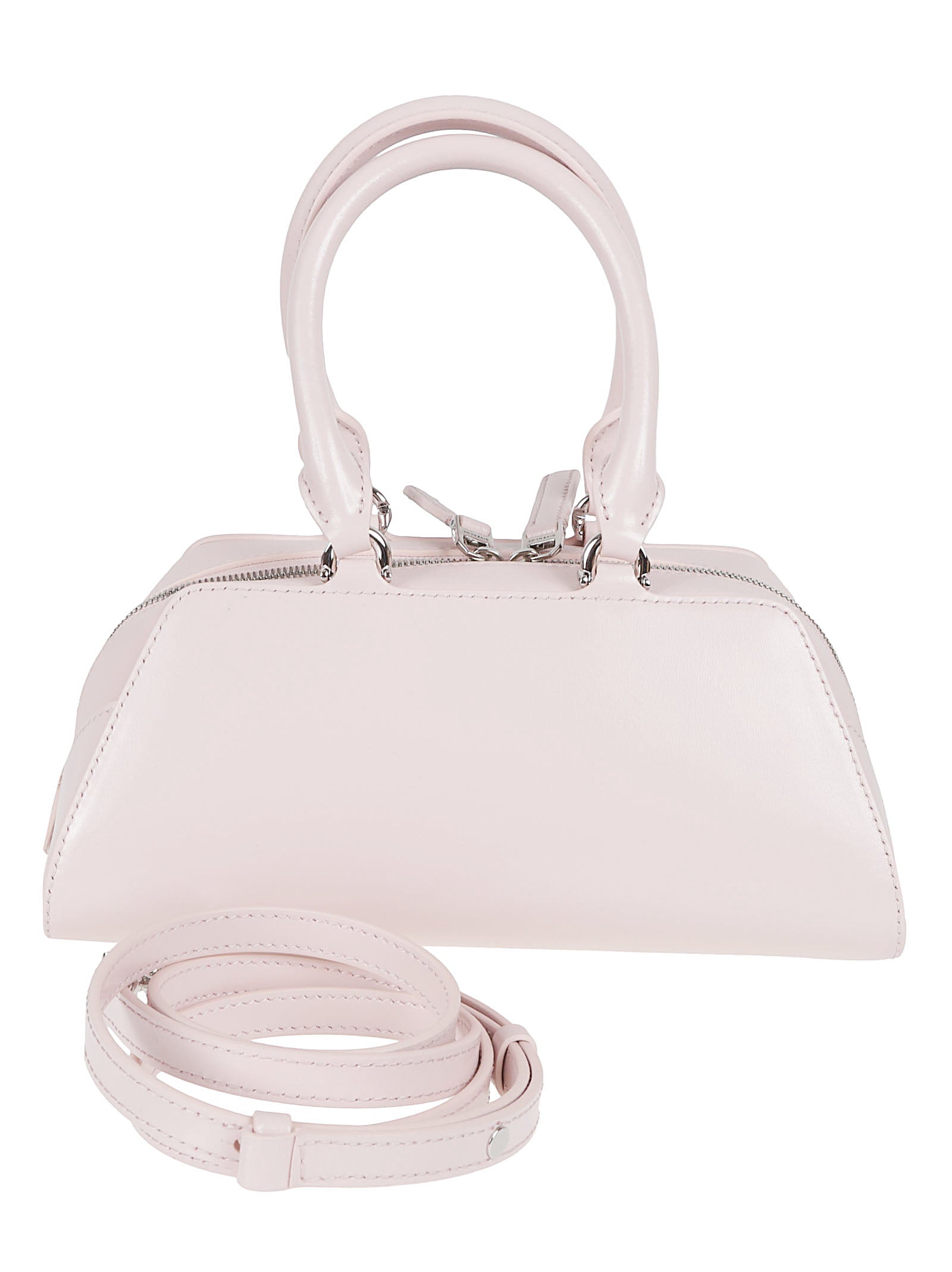 Mini Borsa in Glossy Calf Leather with Origami Structure