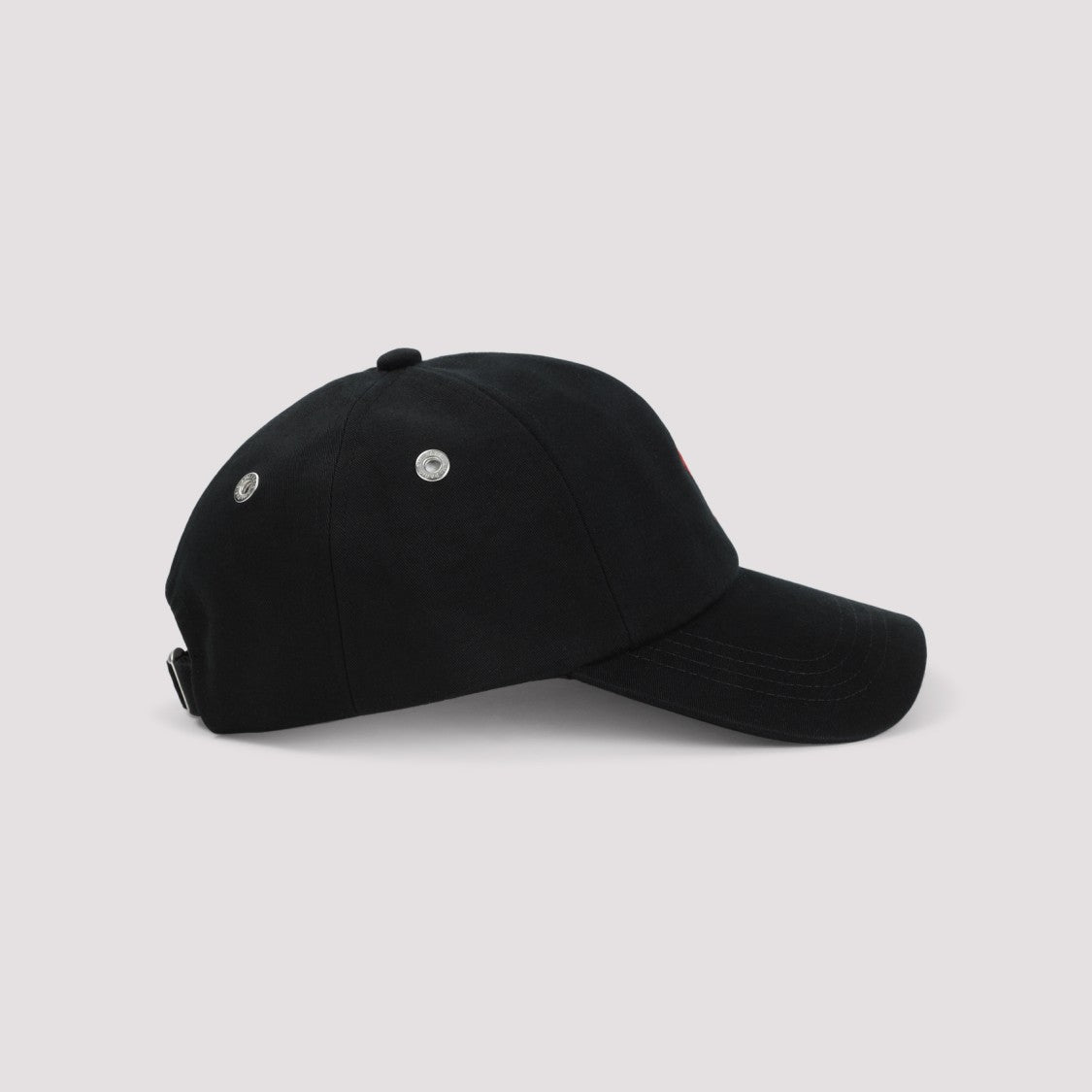 Embroidered Heart Logo Cotton Cap
