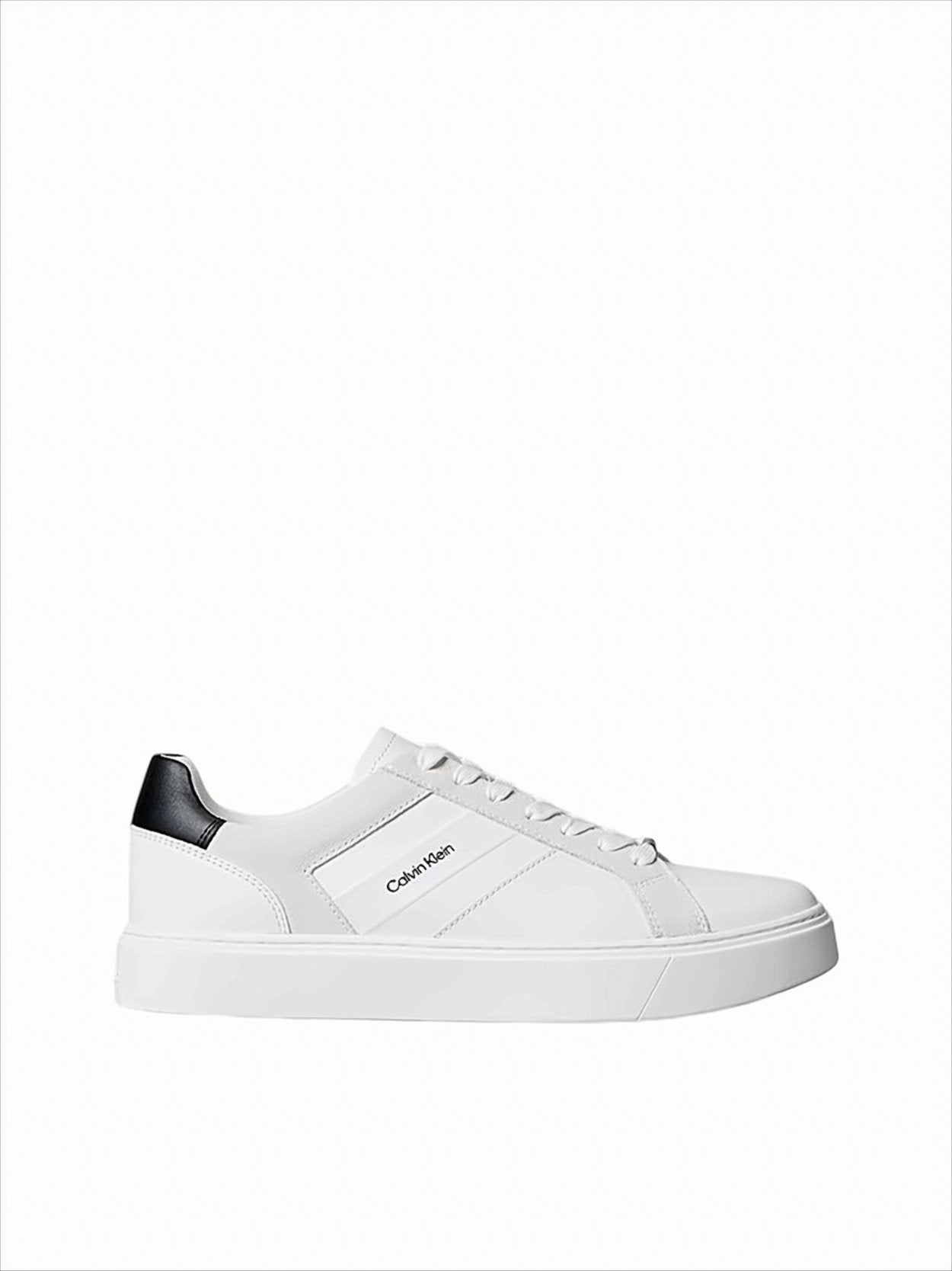 Smooth Leather Low-Top Sneakers With Padded Collar