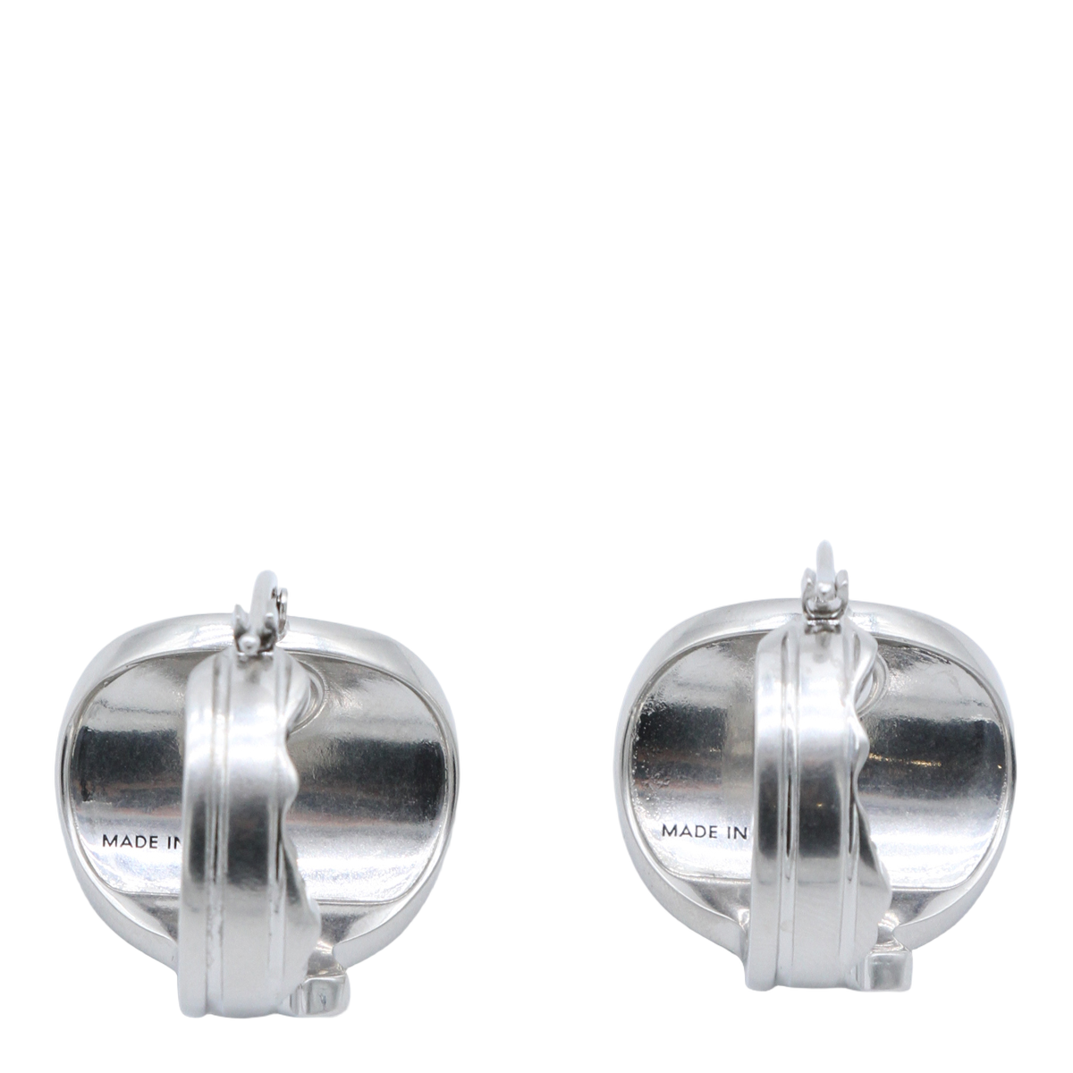 Vintage-Inspired Silver-Tone Clip-On Earrings