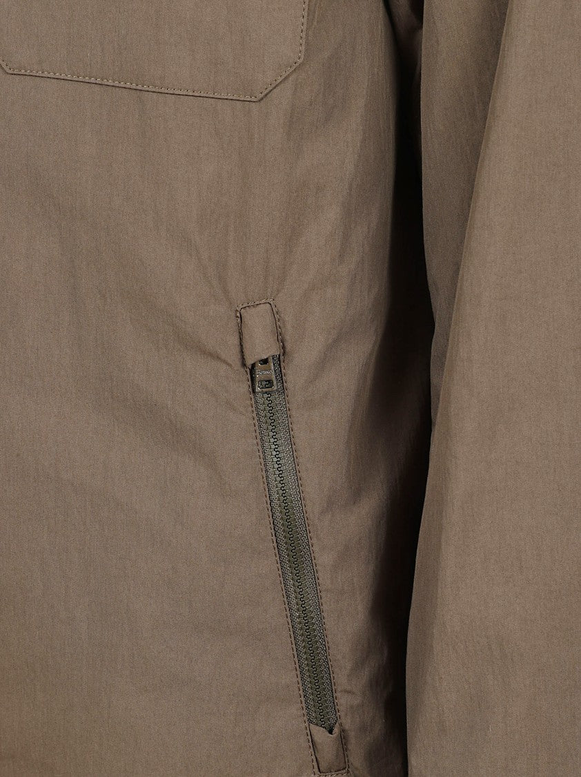 Parachute Canvas Shirt Jacket With Padded Wadding
