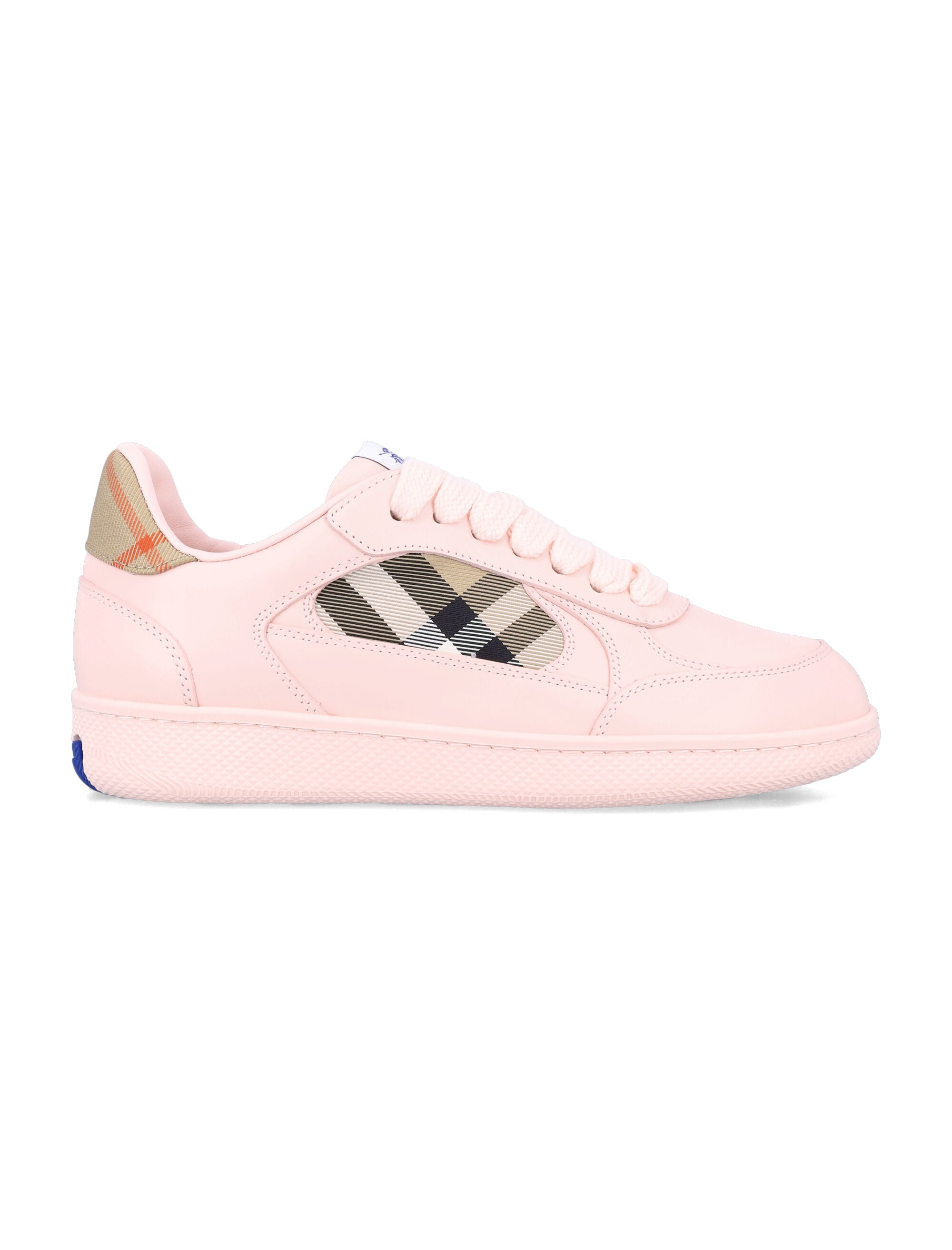 London Leather And Check Terrace Women’S Sneakers