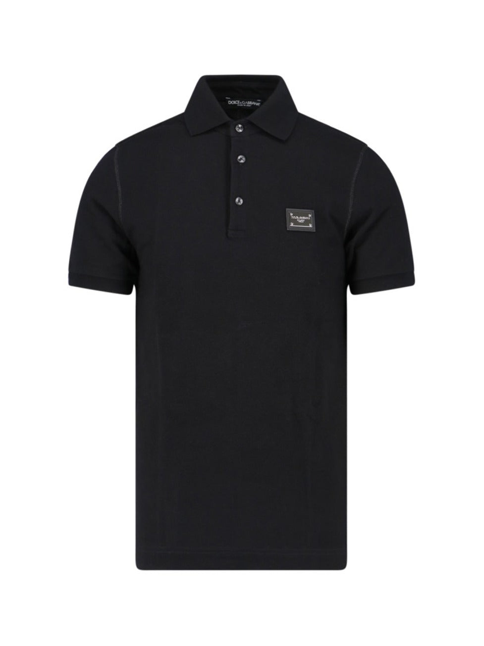 Logo Polo Shirt – Black