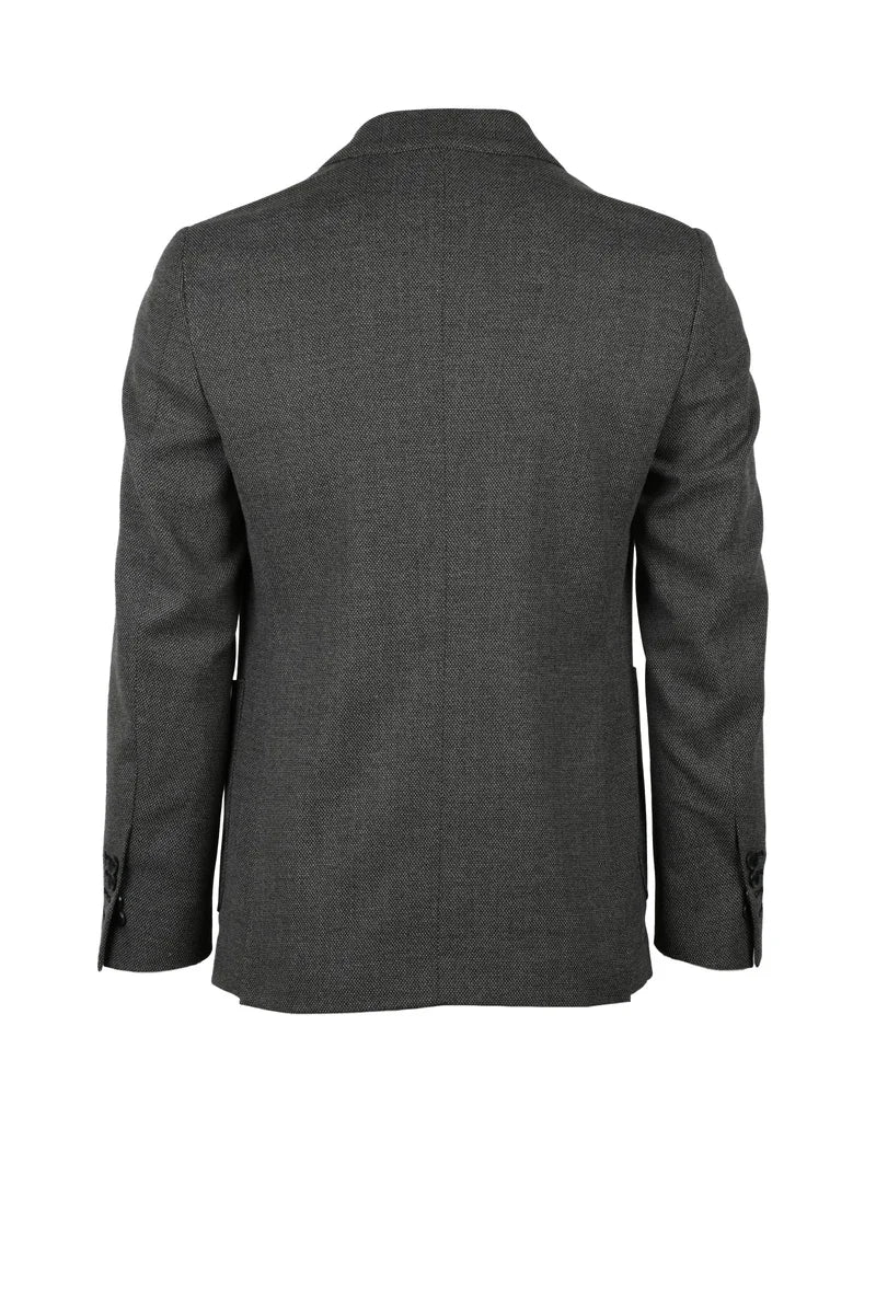 Double-Breasted Suit - Grey