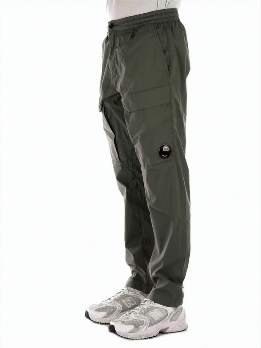 Utility-Inspired Straight Pants with Flap Pockets