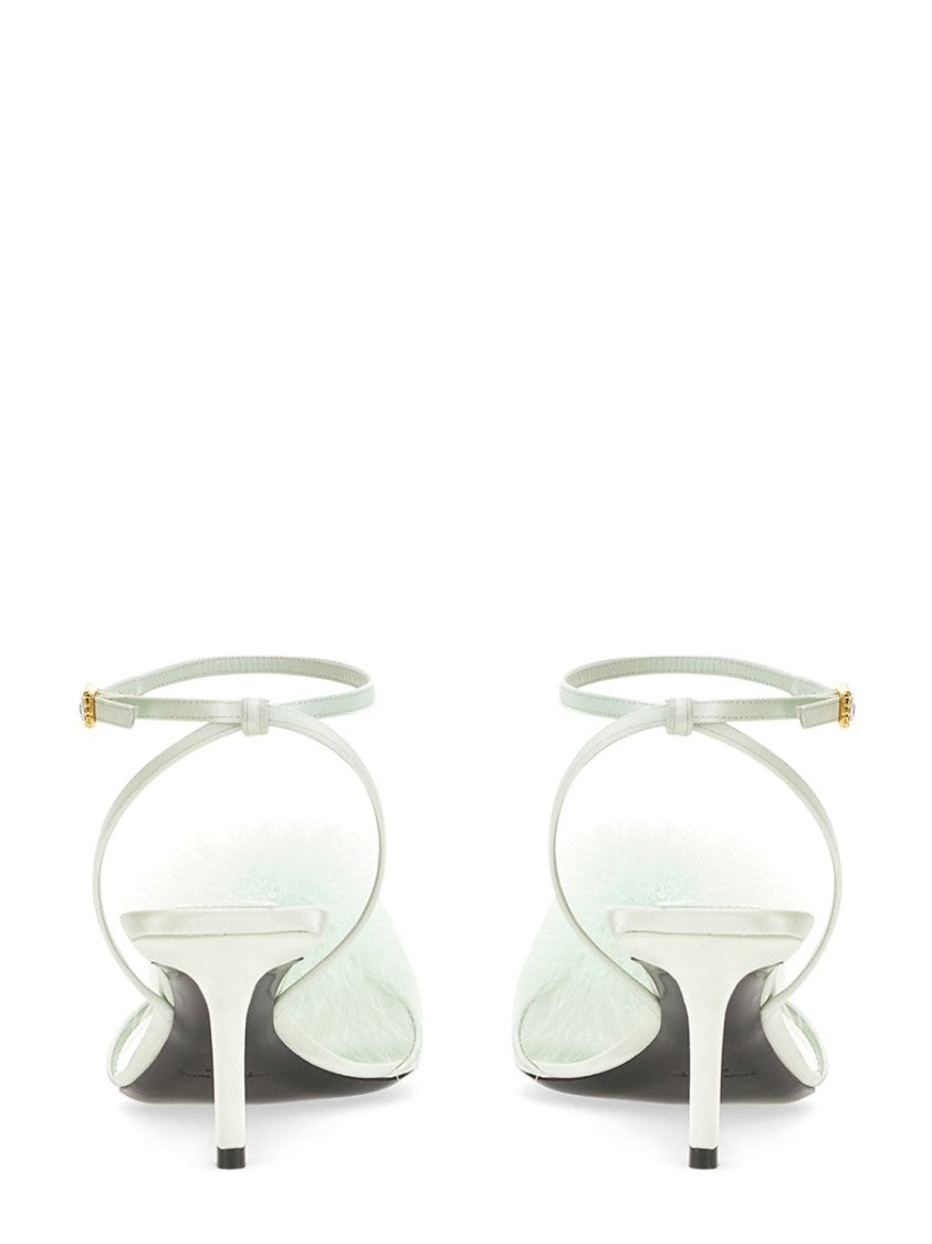 Mule Mae In Satin Crepe