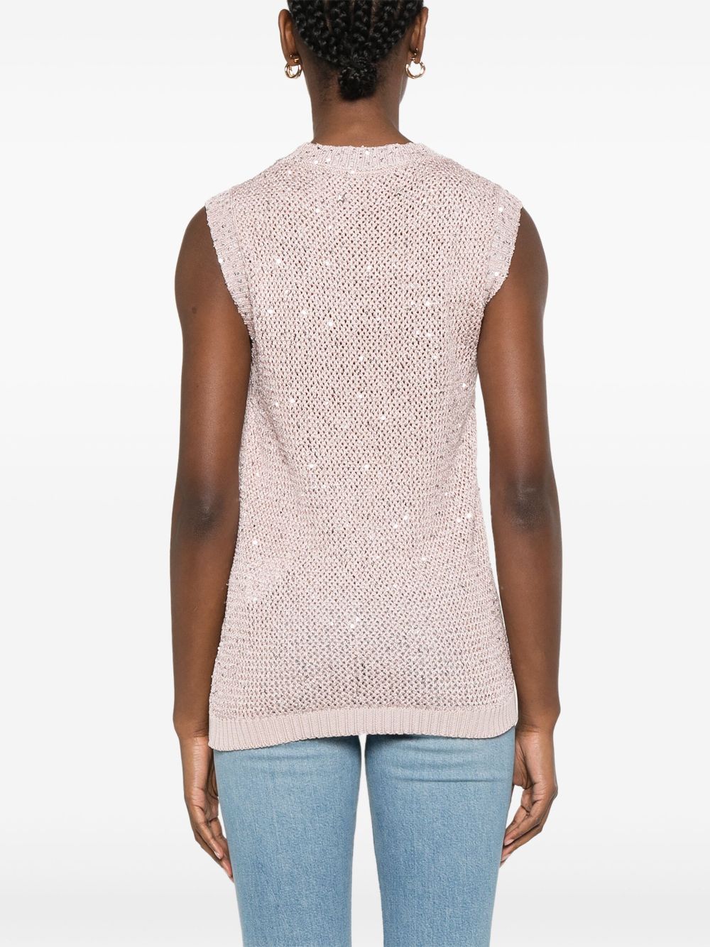 Sleeveless Rose Pink Top
